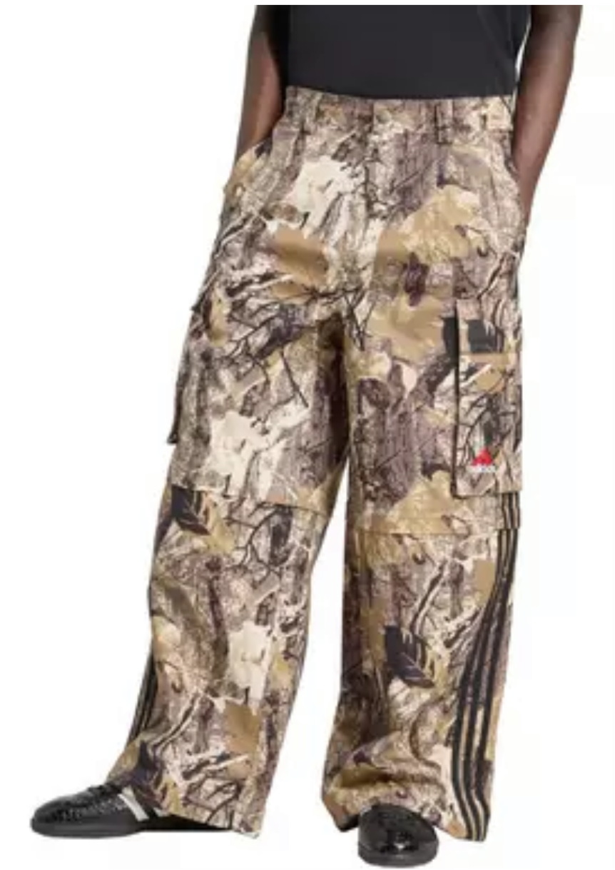 adidas Originals Men's Camo Cargo Zip-Off Pant