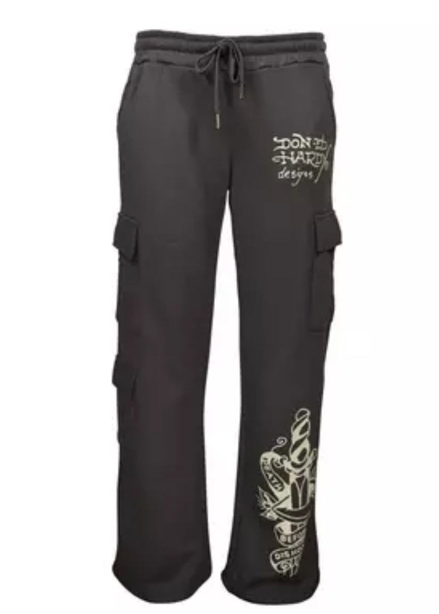 Ed Hardy Women's Sweatpants *Bottom(Grey)